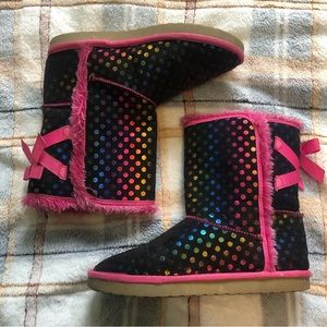 Fuzzy High Top Y2k Boots
